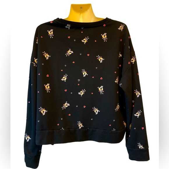 Earl Crewneck Sweatshirt Champagne Glasses Hearts Celebration Fun Holiday Large - Picture 3 of 10